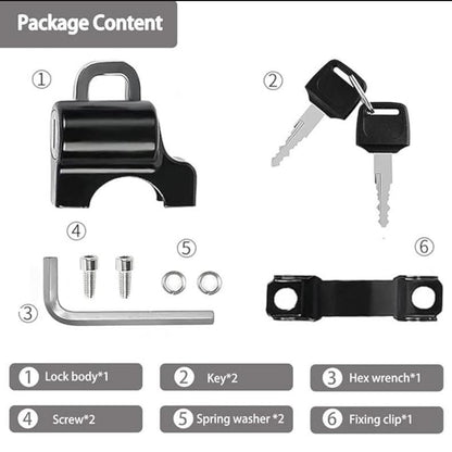 Helmet Lock for Bike