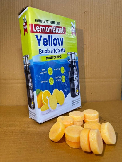 LemonBlast Yellow Bubble Tablets – Buy 12 Get 12 FREE (24 Tablets)